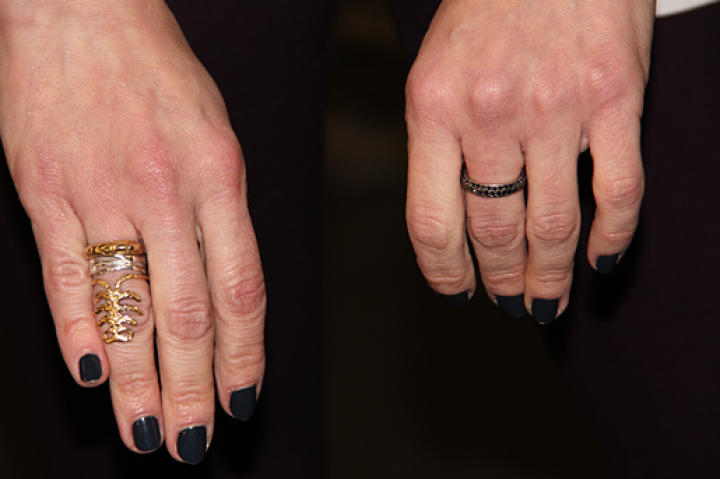 Stacked rings by Odette NY/odetteny.com