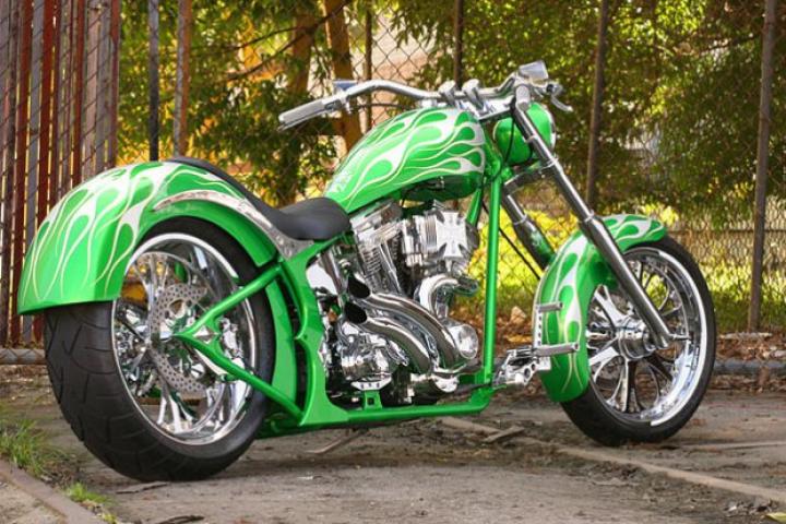 See more pictures of Jesse James' bikes at WestCoastChoppers.com