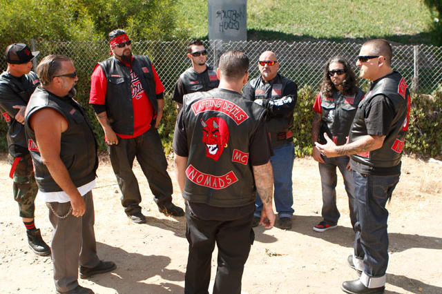 The Devils meet at an overpass