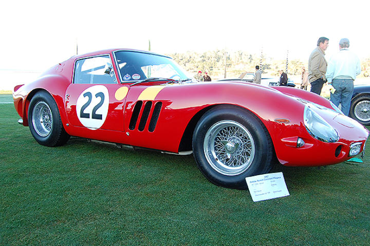 Nick Mason's Ferrari as seen on the Monterey Week 2007.
