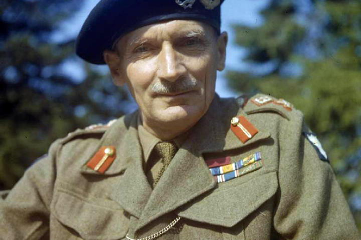 British Commander Bernard Montgomery.
