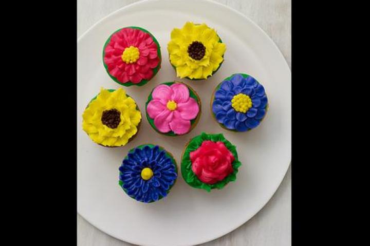Flower power: Created for Mother's Day, Carlo's beautiful floral cupcakes are now available all year long.