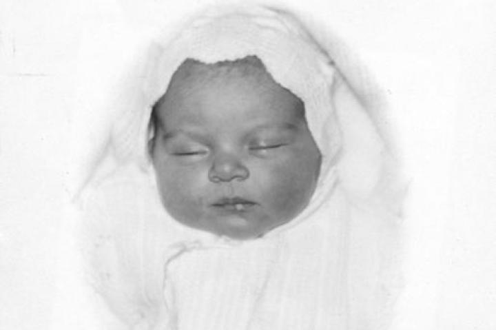 Where it all began. Meet precious little baby Buddy (his birth photo).