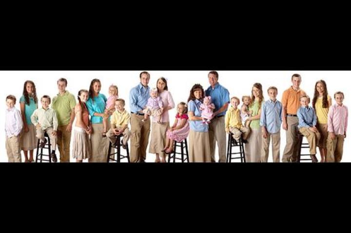 The whole family dressed to impress.