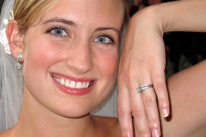 Emily and her wedding ring.
