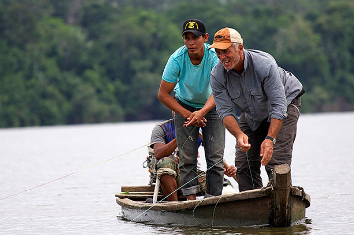 Jeremy Wade on the hunt for piranha.
