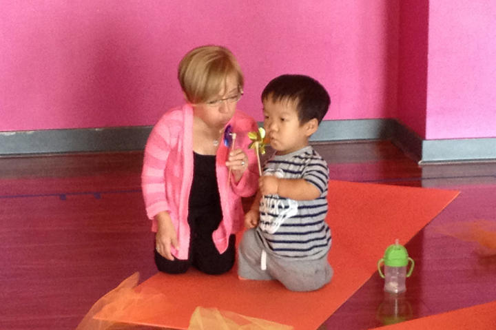 Will had a great time at yoga!