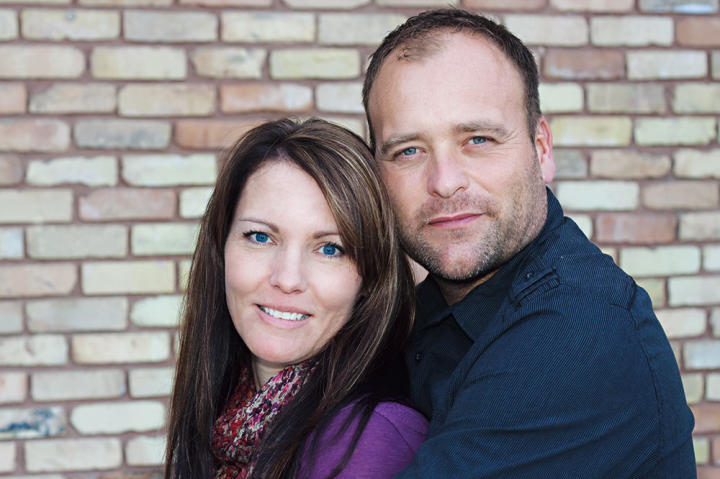 Brady and his first wife, Paulie.