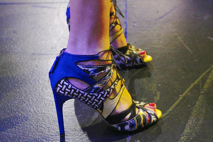 Blue Heels by Zara