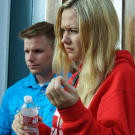 Feeling scared in LA, Iva called her boyfriend Sam for comfort, and he rushed to her side. She told Sam how things went down with Betsy, and he encouraged her to file a report with the police. When Sam proposed over dinner, Iva was elated and ready to celebrate -- and to forget Betsy.