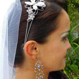 Laura's headpiece.