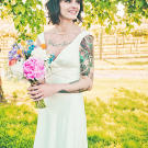 Ashley Holt on her wedding day.