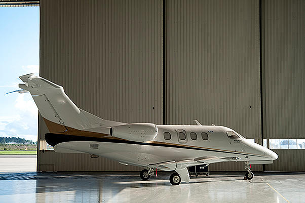 Of COURSE it's an Embraer Phenom 100 a light little business jet from Embraer Brazil. A lot of you guessed correctly but interestingly enough many of you also guessed Cessna Citation Mustang.