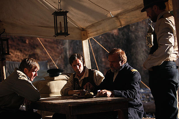 Webber weighs the Boston Company's meager gold findings.