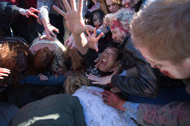 Zombies unfortunately caught up to Grant Imahara during the filming of the