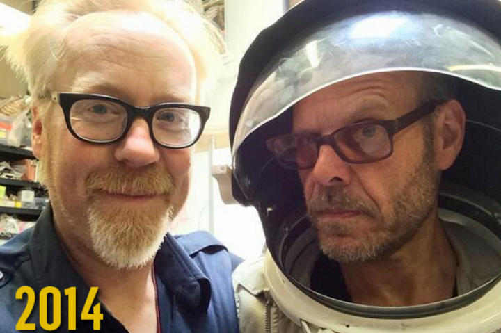 Look who stopped by my cave to chat for a bit last May. My good friend Alton Brown! --