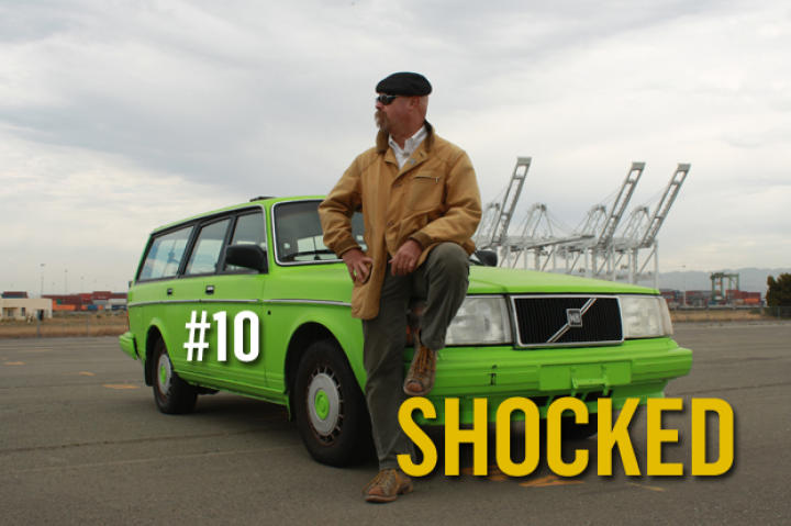 He's a man of mystery, that Jamie Hyneman. But we think we're cracked some of that code, and what follows is the Hyneman's top 10 facial expressions.