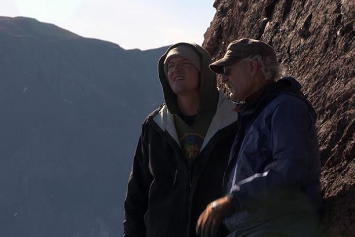While on the search for mountain goats, Atz and Atz Lee share their thoughts on a plan of attack.