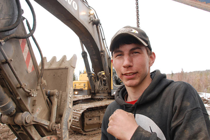 Parker Schnabel and his mining equipment