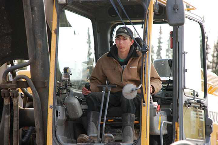 Parker Schnabel working on a new cut, but not at Tony Beets' direction.