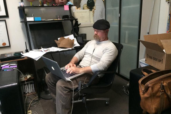 4. Your office is a little messy.