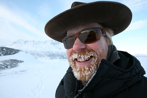 Adam Savage in Alaska, shooting 2008's "Alaska Special."