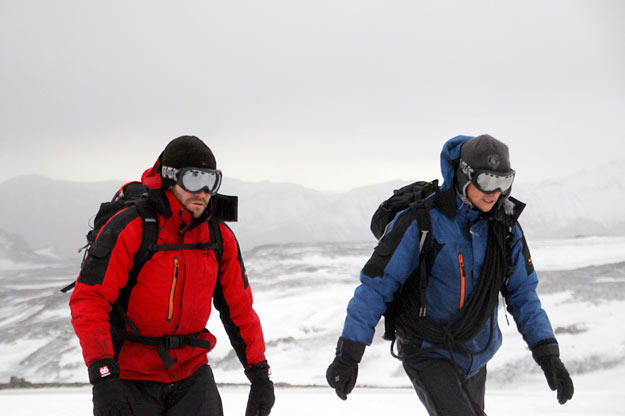 The Icelandic landscape Bear and Jake visited is dominated by mountains, huge glaciers and some of Europe's most active volcanoes.