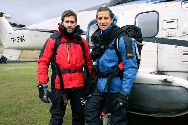 Jake went where Bear went, ate what Bear ate (including worms), and on occasion even took the lead. "For me, it's all about discovery," said Gyllenhaal.