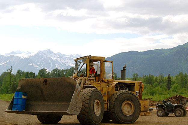 Before they could start major mining operations, Todd Hoffman and his men had to build a camp that started with basic shelter and storage and later included specialized heavy processing equipment.