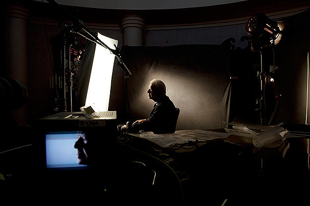 President Jimmy Carter being interviewed for Gatekeepers.