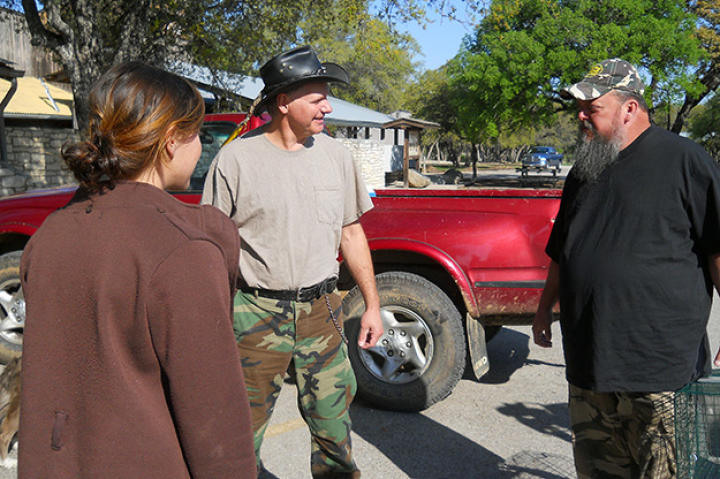 Turtleman (Ernie Brown, Jr.) and Neal James meet up with Taylor Pierce for a nuisance call.