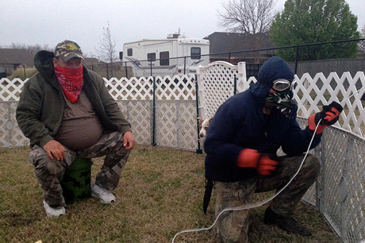 Turtleman and Neal are ready and waiting - they're not going anywhere until this critter makes an appearance!