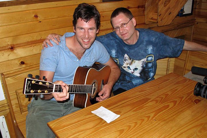 John with Fur Kids owner.