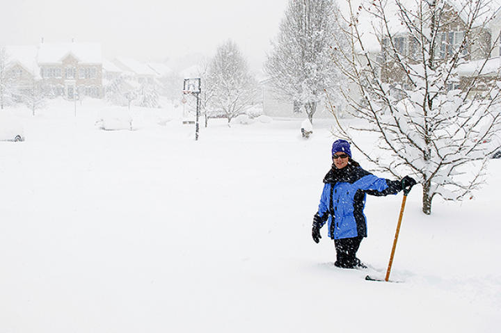 Imagine this snow is pure gold!