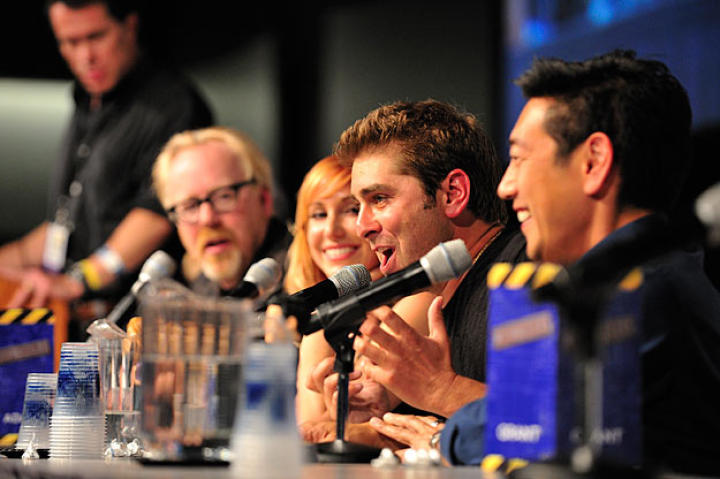 Tory Belleci talks about testing whether a pigeon landing on your car hood can send your car plunging over a cliff.