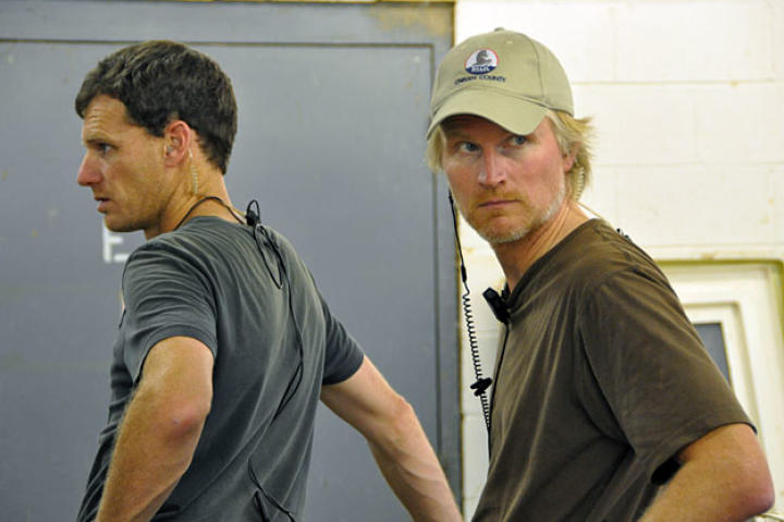 At Ghann's cricket farm, Douglas Glover and Troy Paff do their thing. In July 2010 Doug and Troy were nominated for an Emmy in Outstanding Cinematography For Reality Programming, by the way.