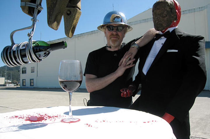 Adam Savage called this working with excavators "surprisingly scary." (Although fun.)