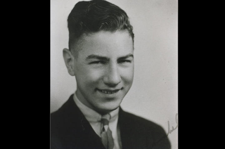 John's 1938 high school graduation photo. After high school, he attended Gonzaga College in Spokane but left after a few semesters in part because of a dispute over what kind of music he was allowed to play.
