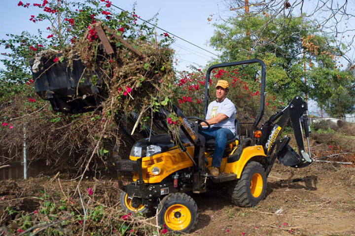 Mike Rowe was joined by a group of volunteers, including folks from the landscaping company the Brickman Group, who used equipment donated by Cub Cadet. It took an entire day to restore Sgt. Pete's place back into the home it looked like when he left two years earlier.