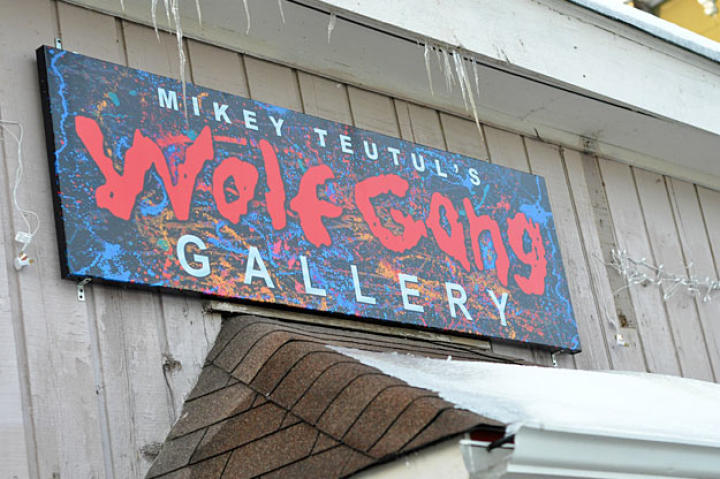 Mikey Teutul's Wolf Gang Gallery and Store is located a few miles down the road from both Junior and Senior's shops in Montgomery, N.Y. It's open to the public.