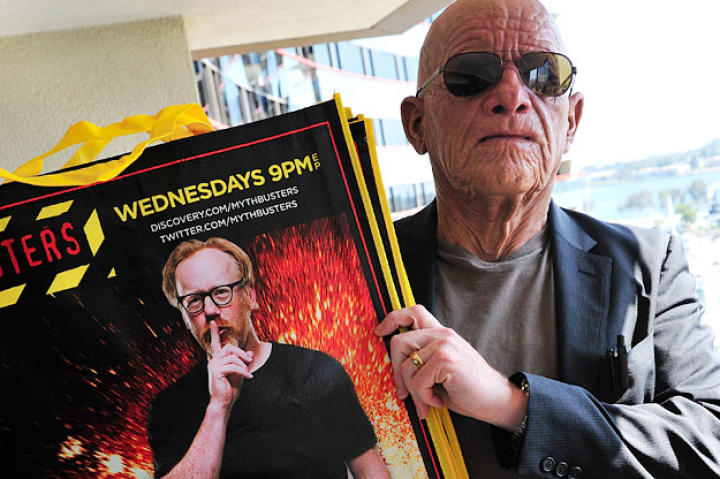 Adam Savage's annual tradition is to walk the Comic Con floor in disguise. Here's one of them.