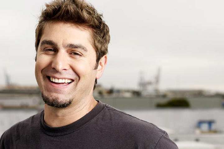 Tory Belleci relaxes in front of Discovery Channel's cameras during this photo shoot of the cast in 2007.