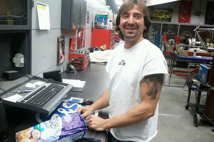 Rick is pigging out. (Nov. 28, 2010)
From OCC's Twitter feed.