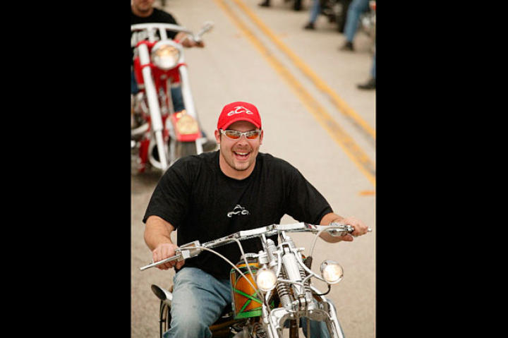 Paul Teutul Jr. hits Daytona Bike Week in 2004.