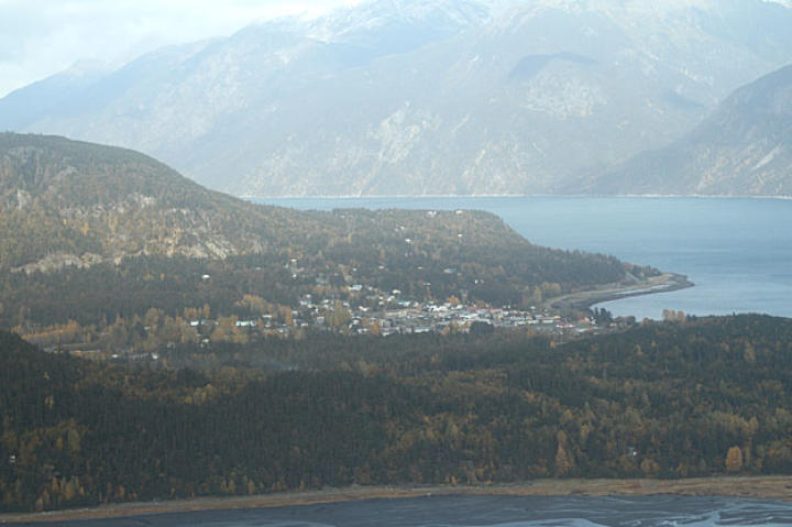 The closest slice of civilization along this rugged stretch of the Alaskan panhandle is the town of Haines nestled along the coast of the Chilkat Peninsula. During the Yukon Gold Rush of 1898-1899, Haines briefly became a major boom town serving as a supply and transit point for the gold fields across the border in Canada. At that time there were also major gold finds in the Porcupine District about 40 miles northwest of town where the Hoffmans and their team are mining again.