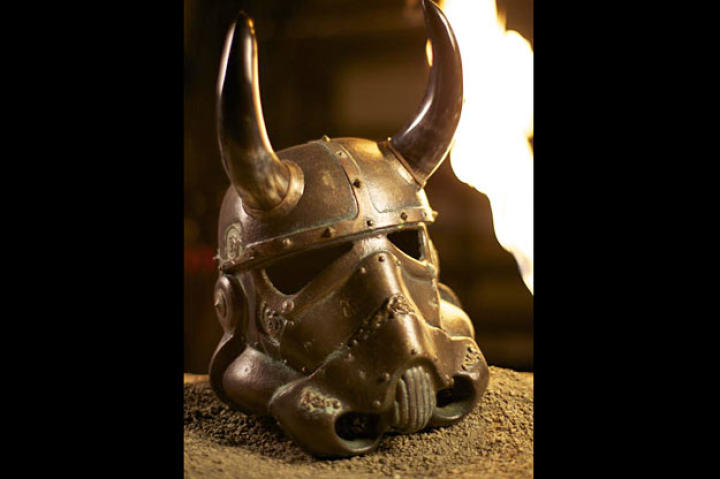 For his design, Tory Belleci went for the Ancient Stormtrooper/Viking look.