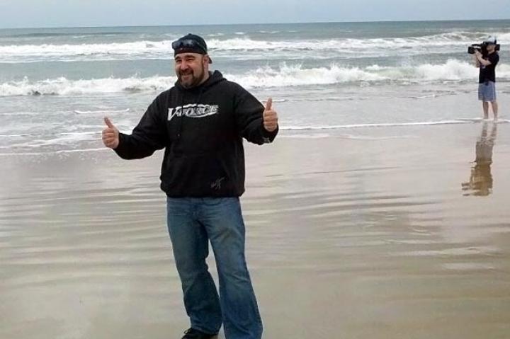 Yeah, baby. In Daytona for Bike Week. (March 10, 2011)
From Vinnie's Facebook feed. Like Vinnie and V-Force Customs on Facebook!