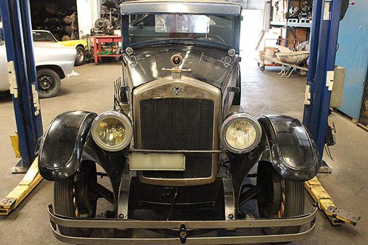 1926 Velie at arrival.