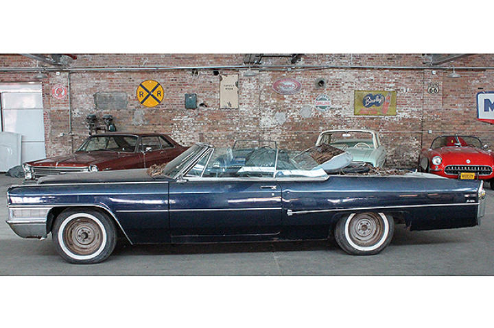 The state of the Cadillac at its arrival.