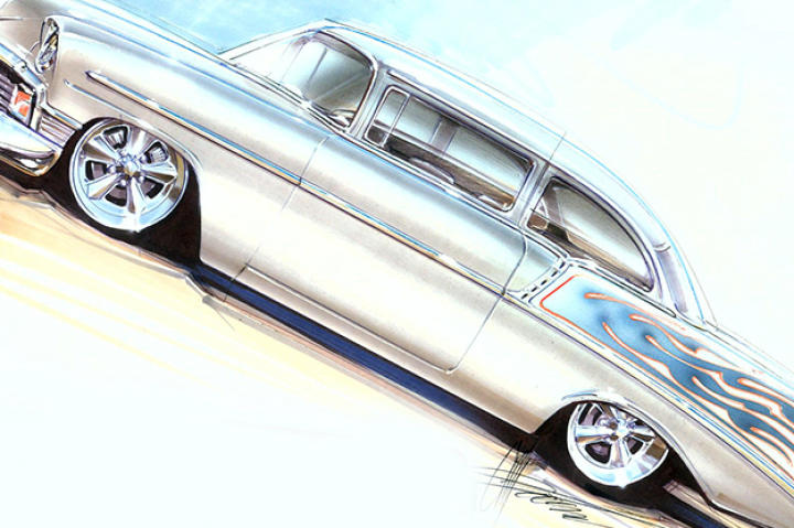 1956 Chevy Nomad before and after.